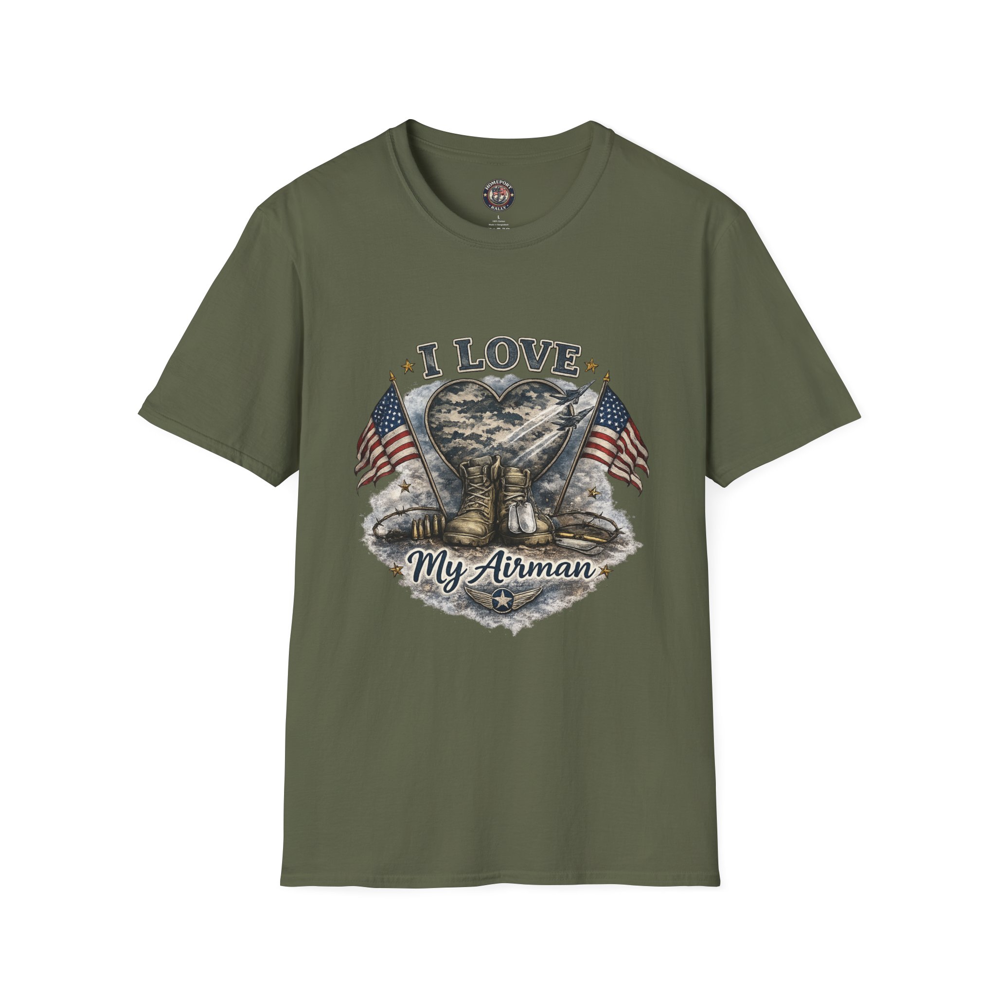 I Love My Airman T-Shirt - Image 8