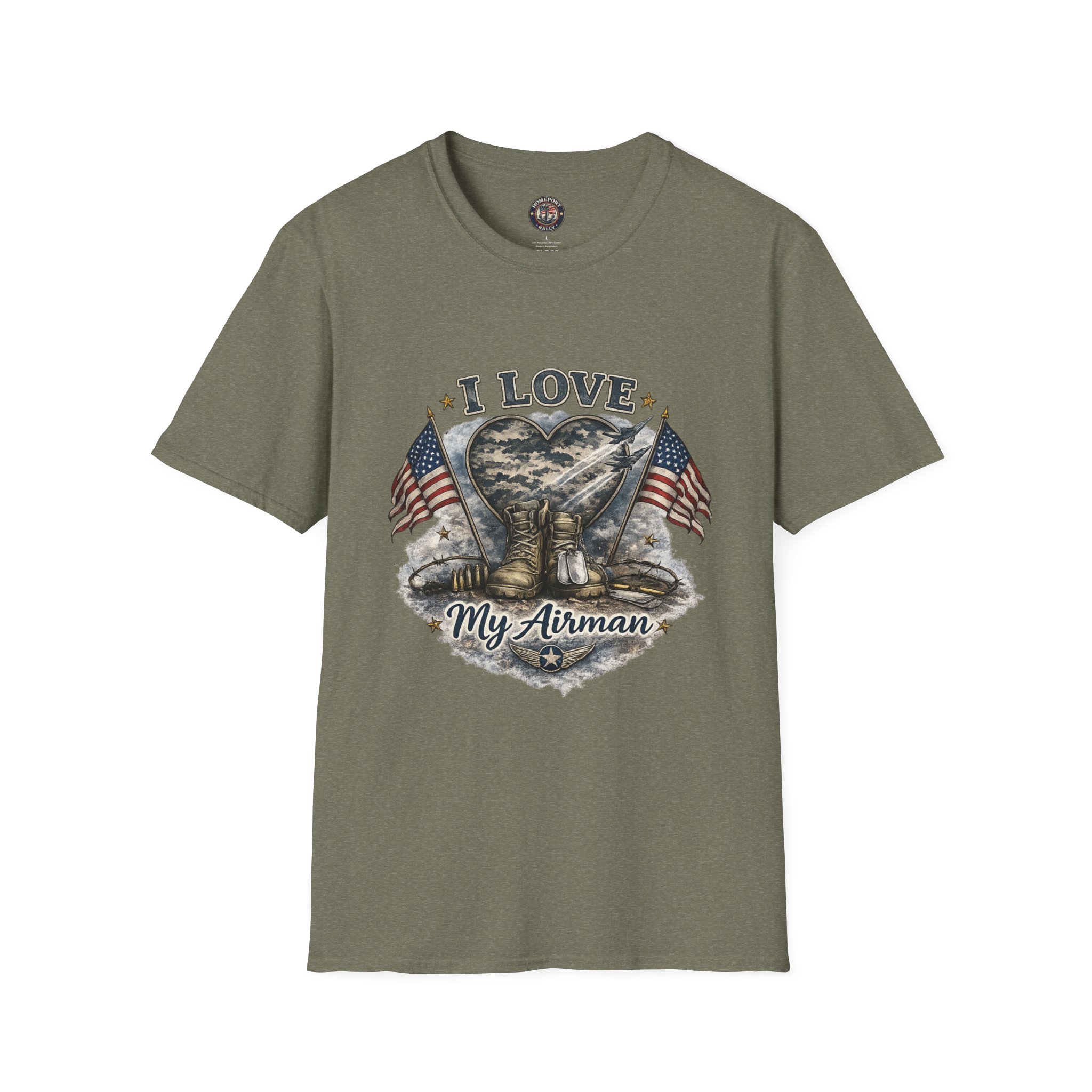 I Love My Airman T-Shirt - Image 7